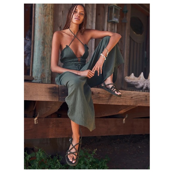 ❌SOLD❌Free People Endless Summer Whatever You Want Jumpsuit - Rose - Picture 3 of 8